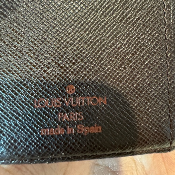 Authentic Louis Vuitton Ebene agenda/passport wallet - Picture 7 of 9